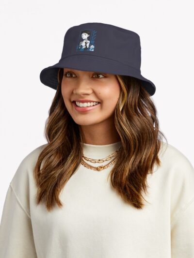 Alternative view of Shinji Ikari Evangelion Bucket Hat
