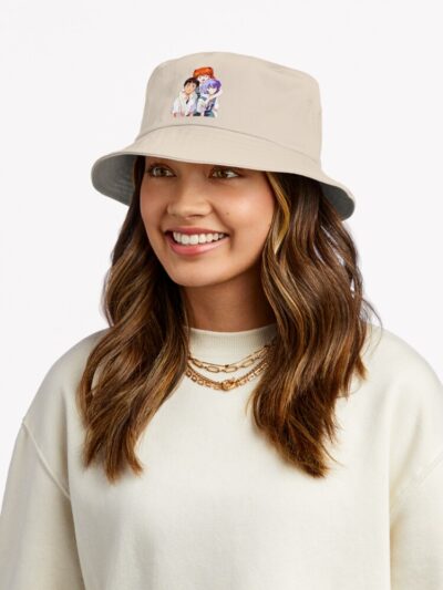Alternative view of Evangelion Characters Bucket Hat