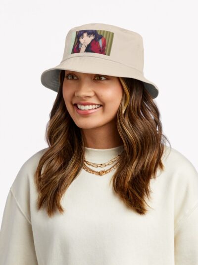 Alternative view of Misato Katsuragi Bucket Hat
