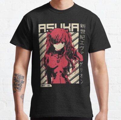 Asuka Evangelion Asuka Poster Anime T-Shirt