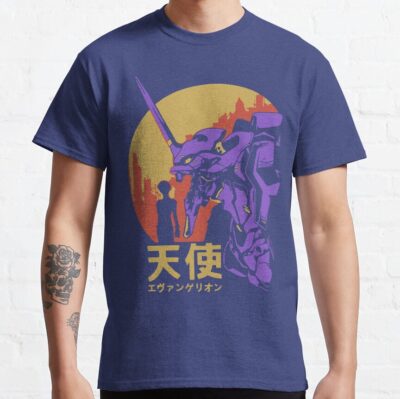 Alternative view of Neon Genesis Evangelion Retro Vintage T-Shirt