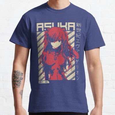 Alternative view of Asuka Evangelion Asuka Poster Anime T-Shirt
