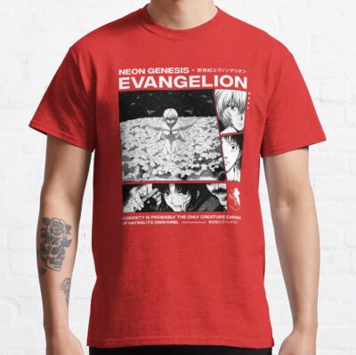 Alternative view of Top Rei Ayanami Evangelion Aesthetic T-Shirt