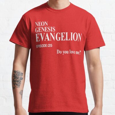 Alternative view of Neon Genesis Evangelion Do You Love Me T-Shirt
