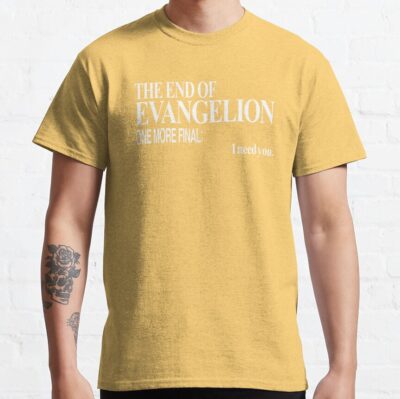 Alternative view of The End Of Evangelion One More Final I Need You T-Shirt