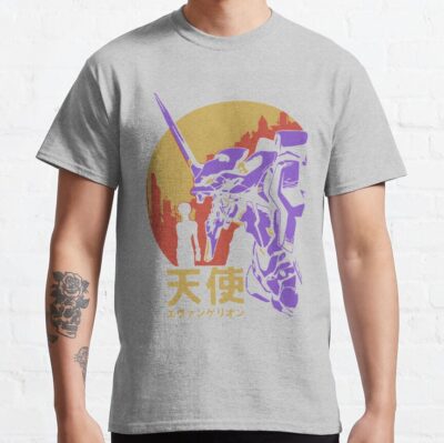 Alternative view of Neon Genesis Evangelion Retro Vintage Essential T-Shirt