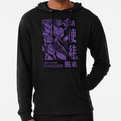 Alternative view of Eva Unit 01 Neon Genesis Evangelion Hoodie