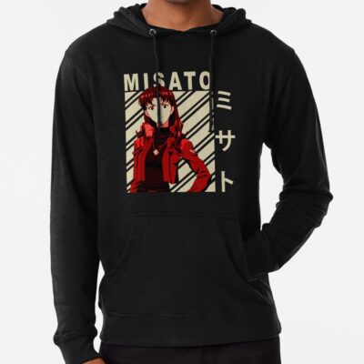 Misato Katsuragi Vintage Art Hoodie