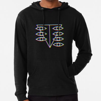 Neon Genesis Evangelion Seele Logo Glitch Effect Hoodie