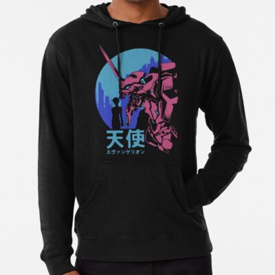 Love Neon Genesis Evangelion Retro Vintage Hoodie