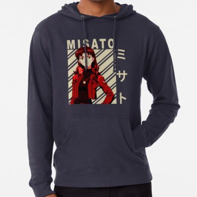 Alternative view of Misato Katsuragi Vintage Art Hoodie