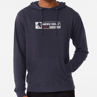 Alternative view of Nerv Only Evangelion Hoodie