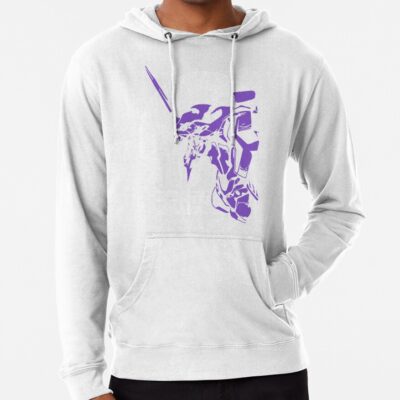 Alternative view of Neon Genesis Evangelion Retro Vintage Hoodie