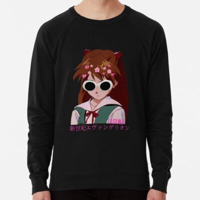 Alternative view of Asuka Evangelion Aeshetic Sweatshirt