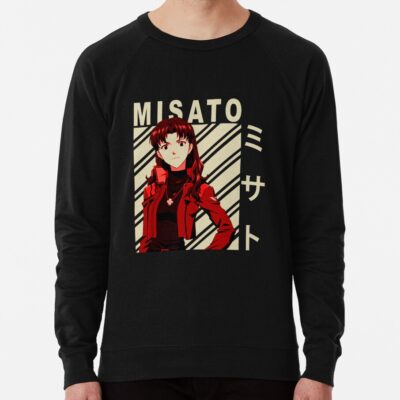 Misato Katsuragi Vintage Art Sweatshirt