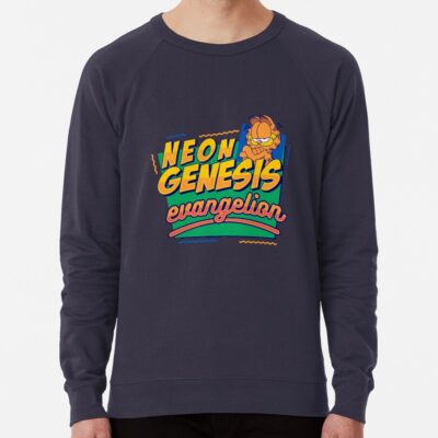Alternative view of Neon Genesis Evangelion Garfield Sweatshirt