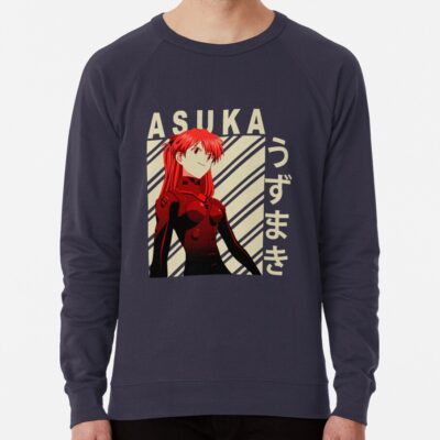 Alternative view of Asuka Langley Soryu Vintage Art Sweatshirt