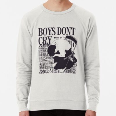 Neon Genesis Evangelion Shinji Ikari Boys Dont Cry Evangelion Sweatshirt