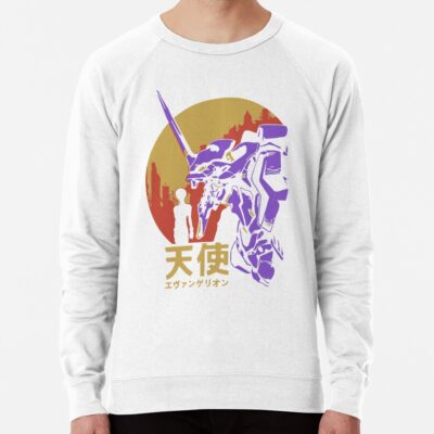 Alternative view of Top Trend Neon Genesis Evangelion Retro Vintage Sweatshirt