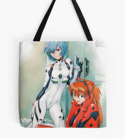 Rei And Asuka Neon Genesis Evangelion Art Tote Bag