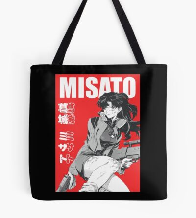 Misato Katsuragi Black Ver Tote Bag