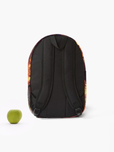 Alternative view of Neon Genesis Evangelion Anime Mecha Fire Destruction Chaos Backpack