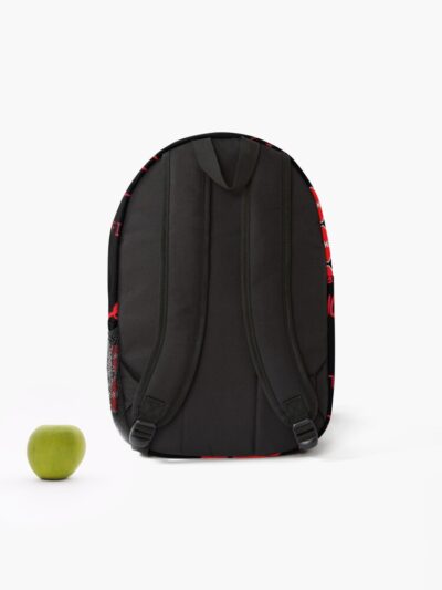 Alternative view of Neon Geneis Evangelion Nerv Error Red Backpack