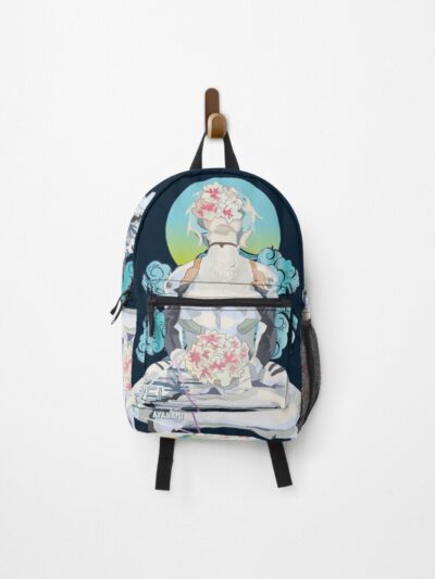 Rei Ayanami Flowers Retro Backpack