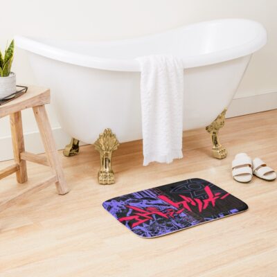 Alternative view of Neon Genesis Evangelion Cool Anime Design Bath Mat
