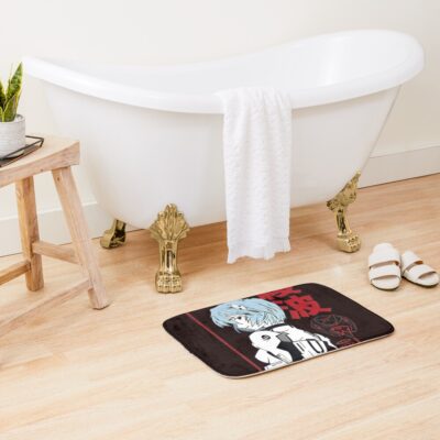 Alternative view of Rei Ayanami Red Style Bath Mat