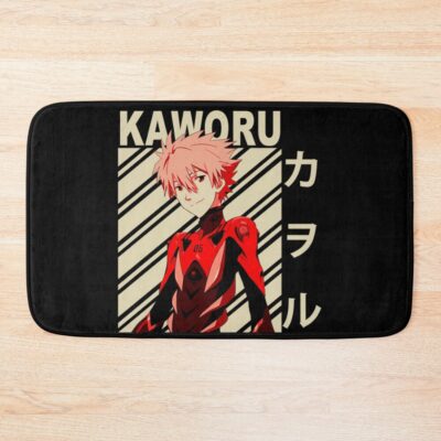 Kaworu Nagisa Vintage Art Bath Mat