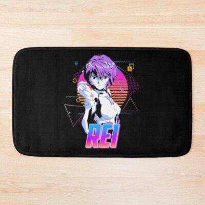 Rei Ayanami Retro Art Bath Mat