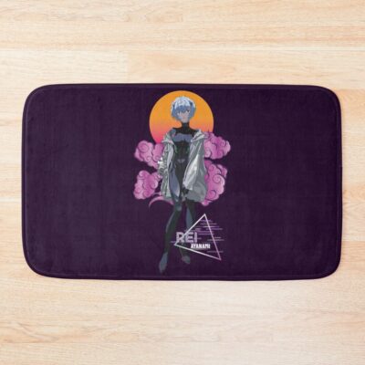 Rei Ayanami Neon Genesis Retro Bath Mat