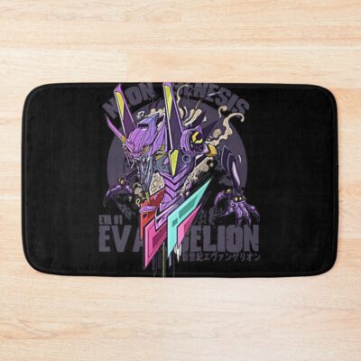 Neon Genesis Evangelion Purple Bath Mat