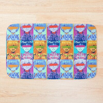 Top Neon Genesis Evangelion Characters Bath Mat
