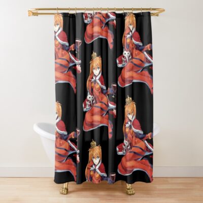Love Evangelion Shower Curtain