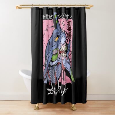 Top Neon Genesis Evangelion The End Of Evangelion Shower Curtain