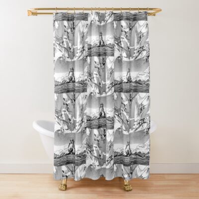 Evangelion The End Shower Curtain