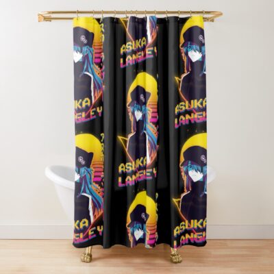 Asuka Sweatshirt Shower Curtain