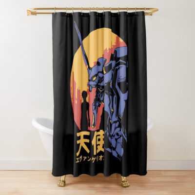 Hot Neon Genesis Evangelion The End Of Evangelion Shower Curtain