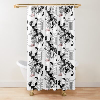 3Va Sh1Nj1 3G0D3Ath Shower Curtain