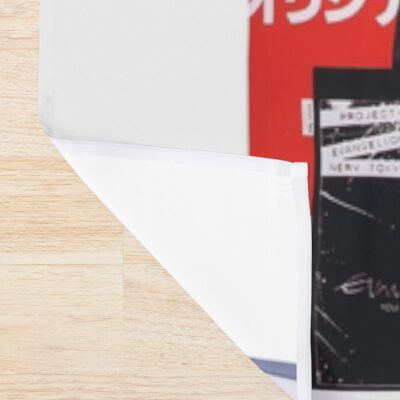 Alternative view of Evangelion Rei Ayanami Magazine Cover Shower Curtain