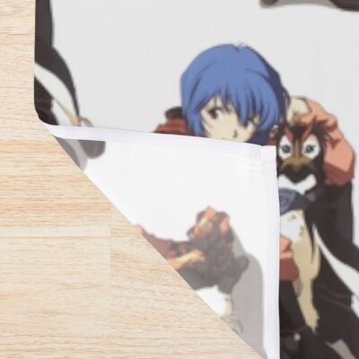 Alternative view of Rei Evangelion Shower Curtain