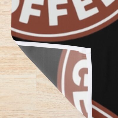 Alternative view of Evangelion Coffee Tshirt Shower Curtain